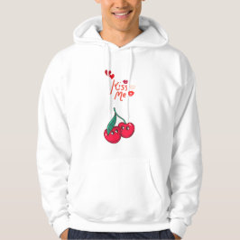 Funny Cherries i Kärlek" Let T-Shirt Hoodie