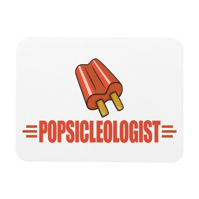 Funny Cherry Popsicle Älskare Magnet (Horisontell)