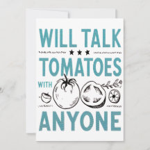 Funny Cherry Tomato Quote Will Talk Tomates