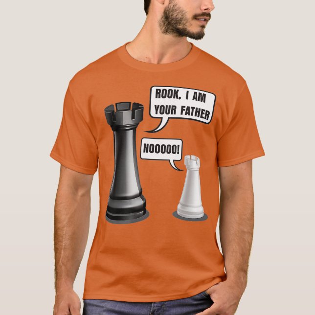 Funny Chess Board Player Humor Älskare Rook Jag är T Shirt (Framsida)