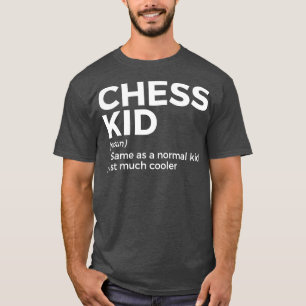 Funny Chess Kid Definition Chess Player T Shirt