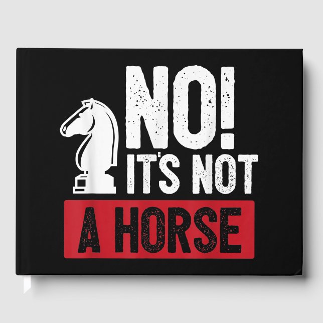 Funny Chess Kung Castling Design Gästböcker (Framsida)