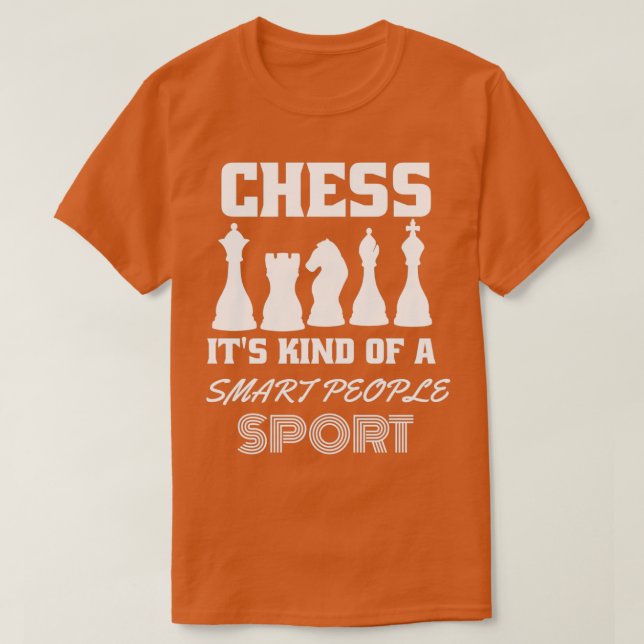 Funny Chess Player T Shirt (Design framsida)
