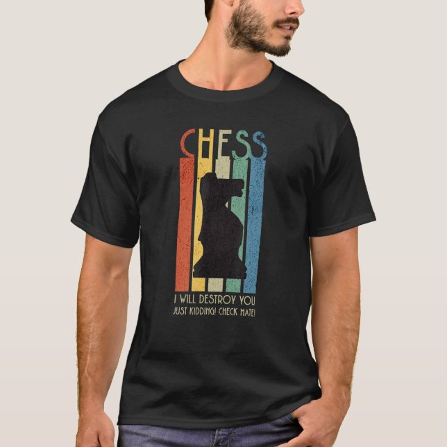 Funny Chess T Shirt (Framsida)