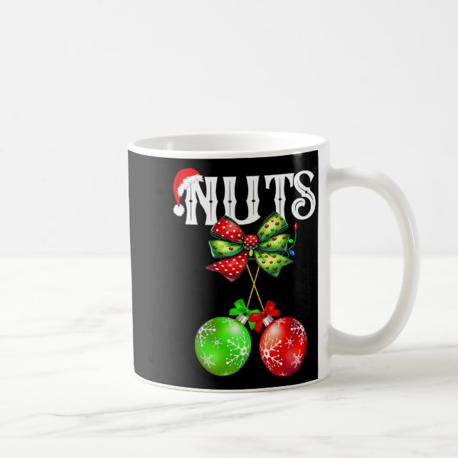 Funny Chest Nuts Chestnuts Matching Family Christm Kaffemugg (Höger)