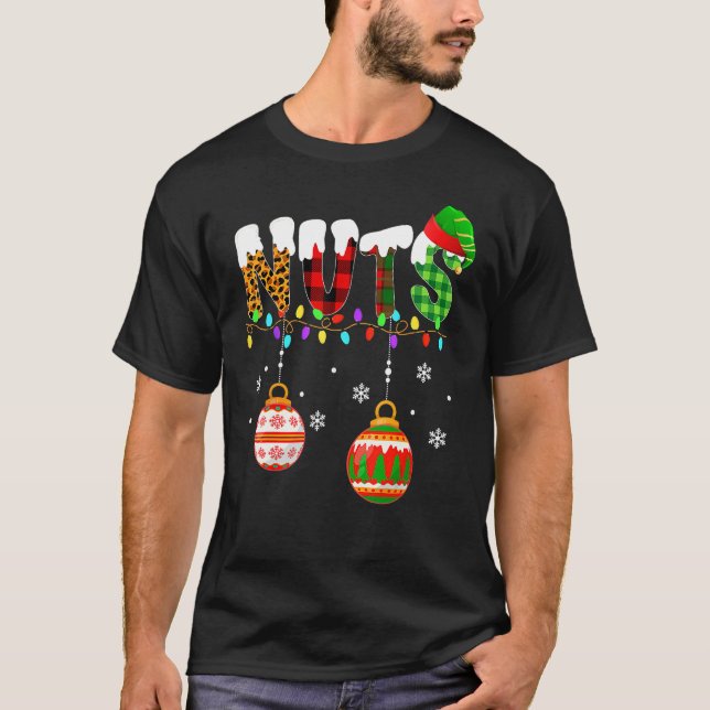 Funny Chest Nuts Couples Christmas Chestnuts Adult T Shirt (Framsida)
