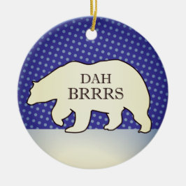 Funny Chicago Helgdag Ornament