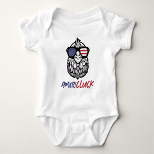 Funny Chicken Ameri-CLUCK Patriotic T Shirt