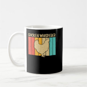 Funny Chicken Art För manar Women Chicken Farmer P Kaffemugg