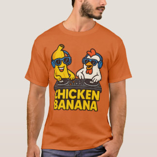 Funny Chicken Banana T Shirt
