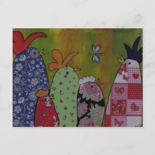 Funny Chicken Collection 2015-01 Vykort (Framsida)