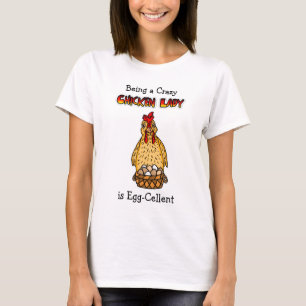 Funny Chicken Dam Humor T-Shirt