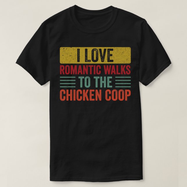 Funny Chicken Farmer Backyard Chicken Älskare T Shirt (Design framsida)