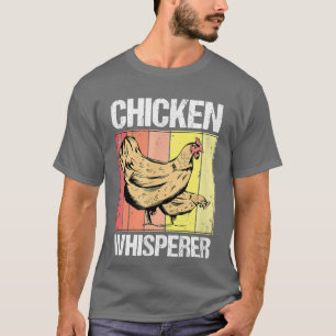Funny Chicken Farmer Chicken Älskare Retro Chicken T Shirt