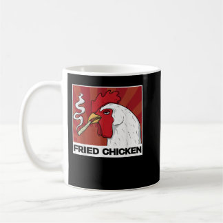 Funny Chicken Fried Chicken Women Manar Kaffemugg