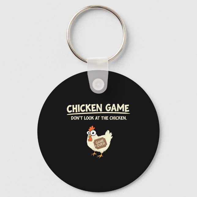 Funny Chicken Game Design Ltd Uni Chicken Game_ Do Nyckelring (Framsida)