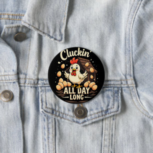 Funny Chicken Humor Rustic Farm Life Knapp