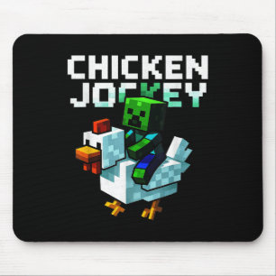 Funny Chicken Jockey Zombie Pixel Art Gamer Shirt Musmatta