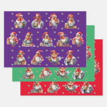 Funny Chicken-julförsäljare 3-Färg