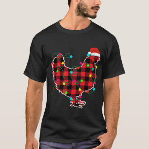 Funny Chicken Julgran Red Play Julafton Animal T Shirt