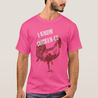 Funny Chicken Kung fu Chicken Shirt T