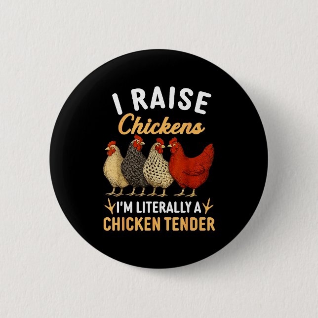 Funny Chicken Lover Gift – I Raise Chickens Farm H Knapp (Framsida)