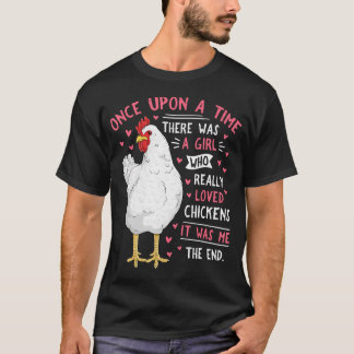 Funny Chicken Lover Women Girls Cute Farm Animal H T Shirt