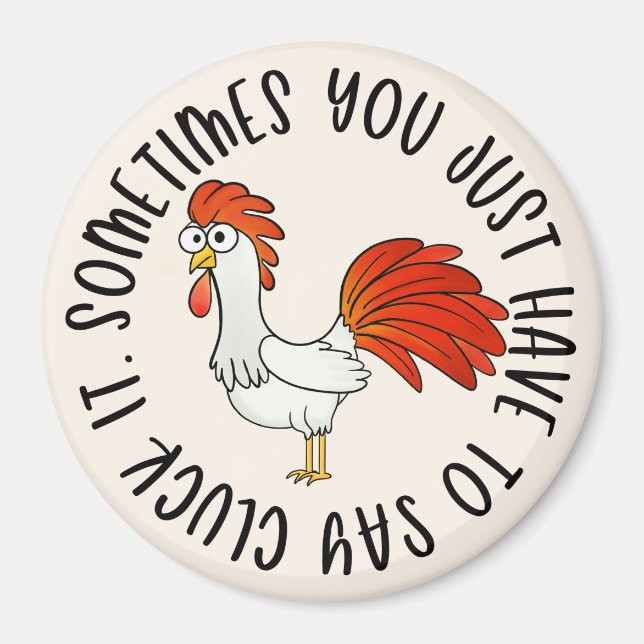 Funny Chicken Magnet (Framsidan)