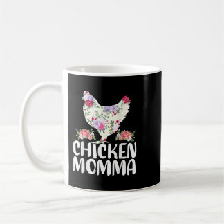Funny Chicken Momma Shirt for Women Mors dag Kaffemugg