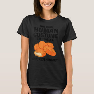 Funny Chicken Nugget Costume För barn Mode Nugg T Shirt