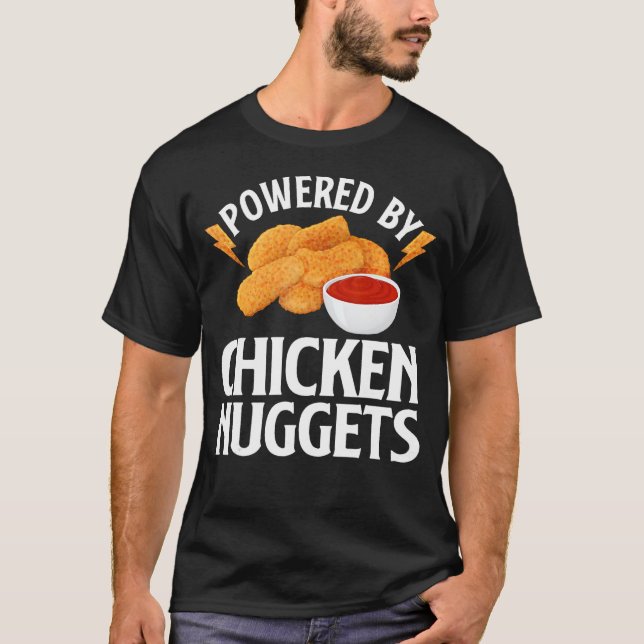 Funny Chicken Nugget Design För manar Women Kids N T Shirt (Framsida)