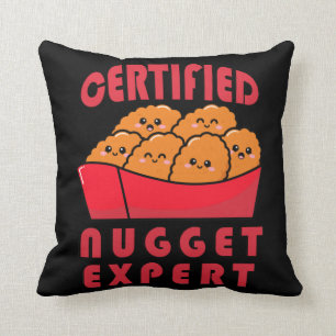 Funny Chicken Nugget Expert Nug Life Kudde