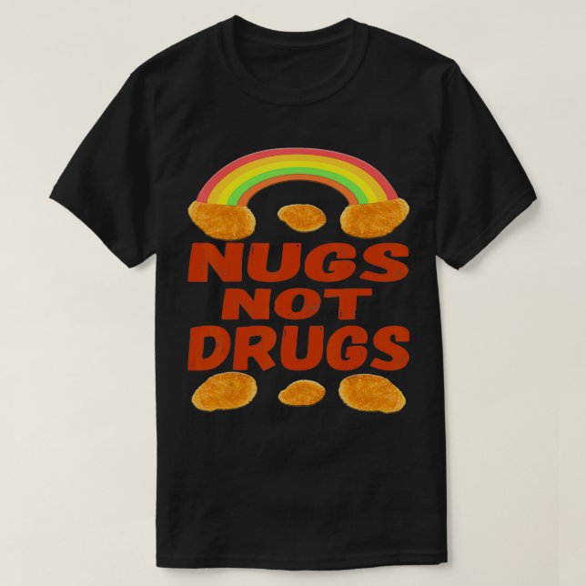 Funny Chicken Nuggets Costume, Fast Food Pun, Nugs T Shirt (Design framsida)