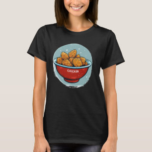 Funny Chicken Nuggets i Bowl Costume T Shirt