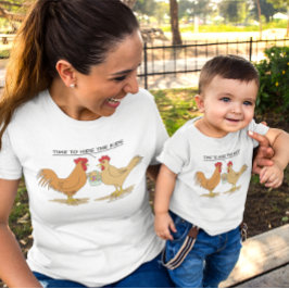 Funny Chicken Påskägg Hunt Tecknad Light T Shirt