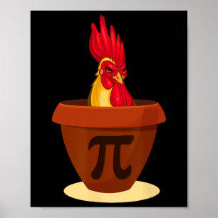 Funny Chicken Pot Paj - Chicken Pi Day 2019 Shirt Poster