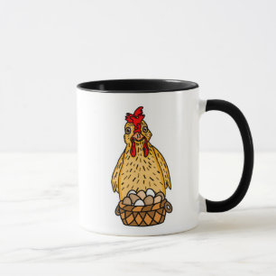 Funny Chicken Pun Chicken Quote Humor Mugg