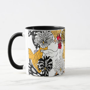 Funny Chicken Pun Kycklingoffertmorgon Humor Mugg