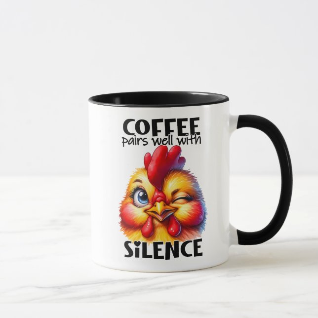 Funny Chicken/Sarkastic Quote Mugg (Höger)