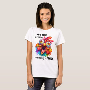Funny Chicken Say T Shirt