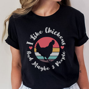 Funny Chicken Shirt, Anti-Social Humor T Shirt