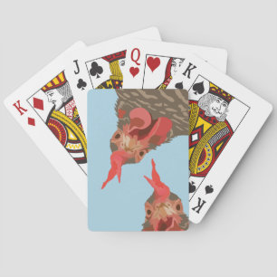 Funny Chicken uppe och ned Casinokort