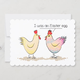 Funny Chicken var ett Helgdag-kort för Påskägg Julkort