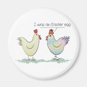 Funny Chicken var ett Påskägg Magnet