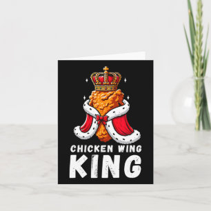 Funny Chicken Vinge Kung Bbq Chicken Vinge Graphic Kort