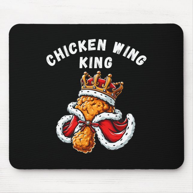 Funny Chicken Vinge Kung Bbq Chicken Vinge Graphic Musmatta (Framsidan)