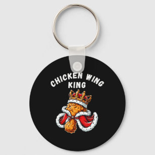 Funny Chicken Vinge Kung Bbq Chicken Vinge Graphic Nyckelring