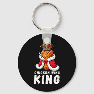 Funny Chicken Vinge Kung Bbq Chicken Vinge Graphic Nyckelring