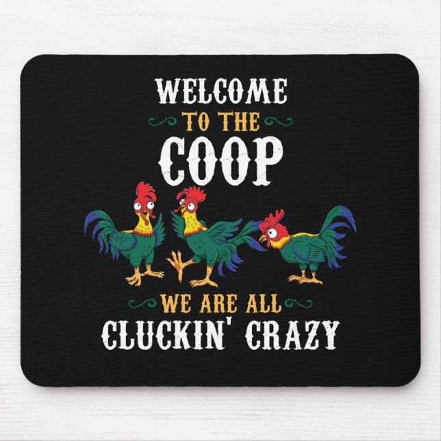 Funny Chicken Welcome To The Coop Musmatta (Framsidan)