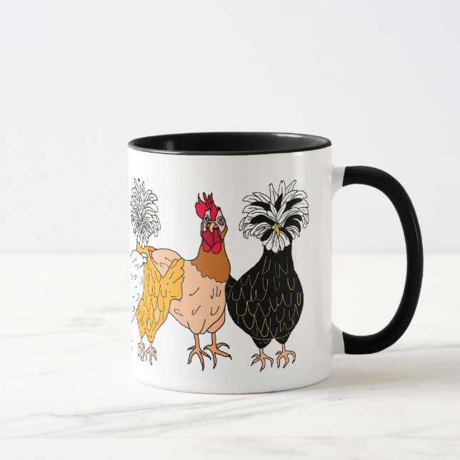 Funny Chickens Coffee Mugg (Höger)